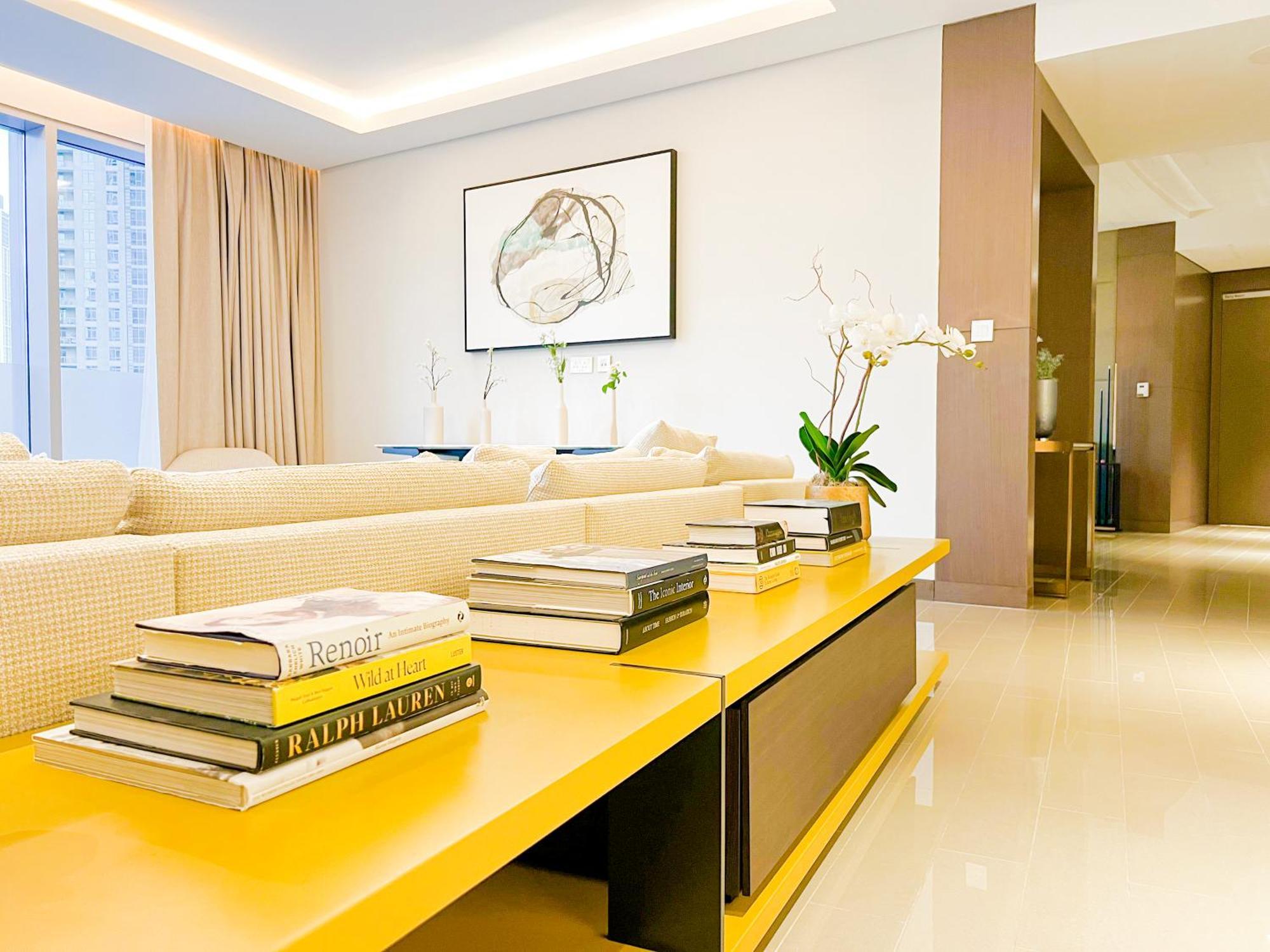 Downtown Luxury - Stunning Burj Khalifa & Sea View - 5 Minutes Walk To Dubai Mall Exterior foto